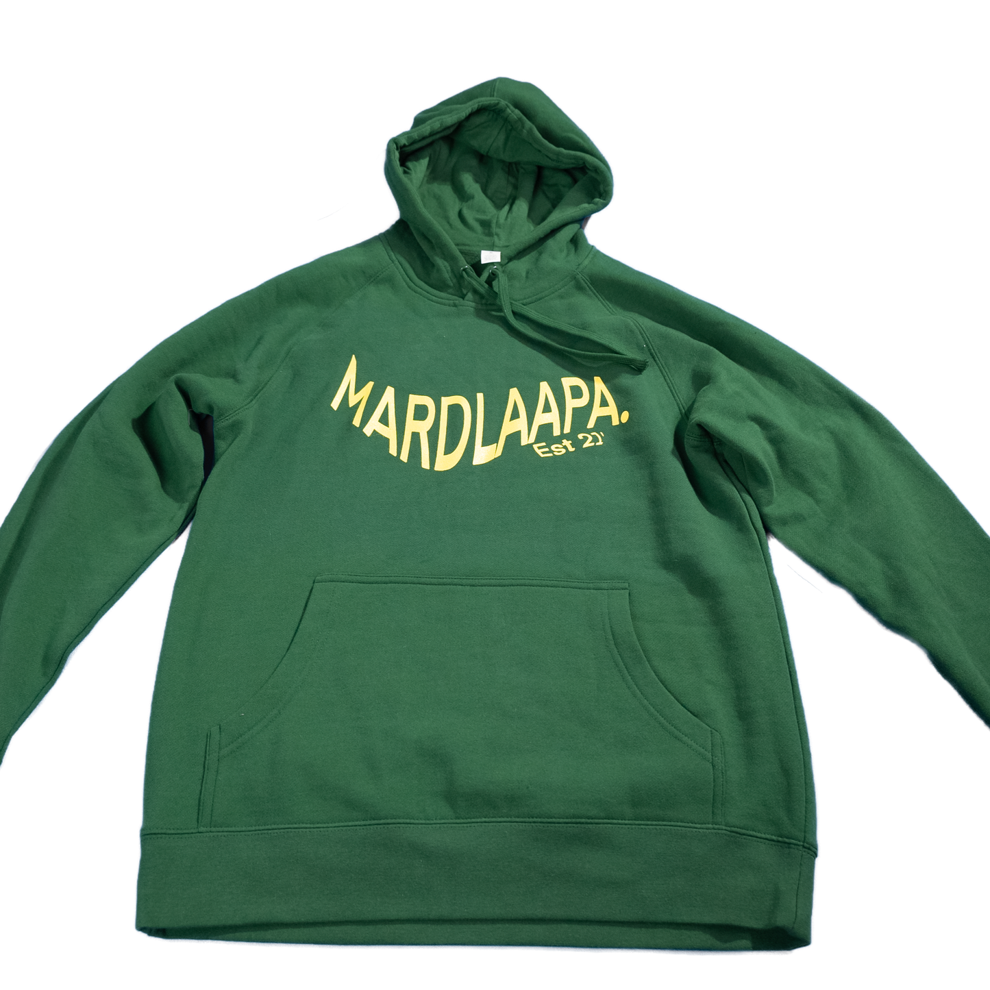Palm Tree Hoodie in Forest Green