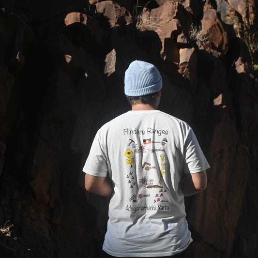 Adnyamathanha Yarta Map T-shirt