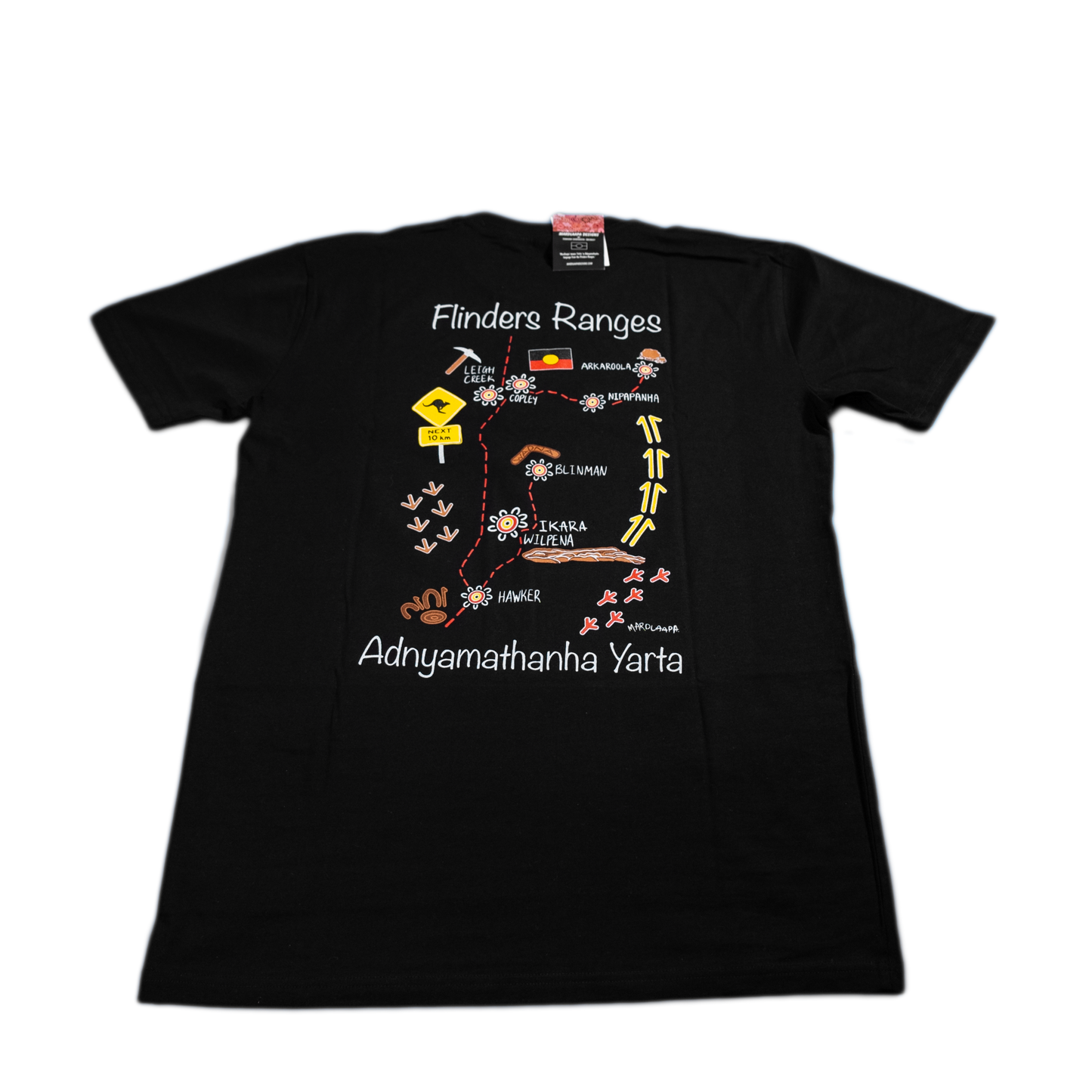 Adnyamathanha Yarta Map T-shirt