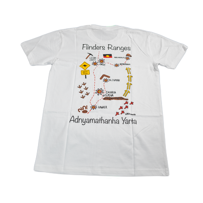 Adnyamathanha Yarta Map T-shirt